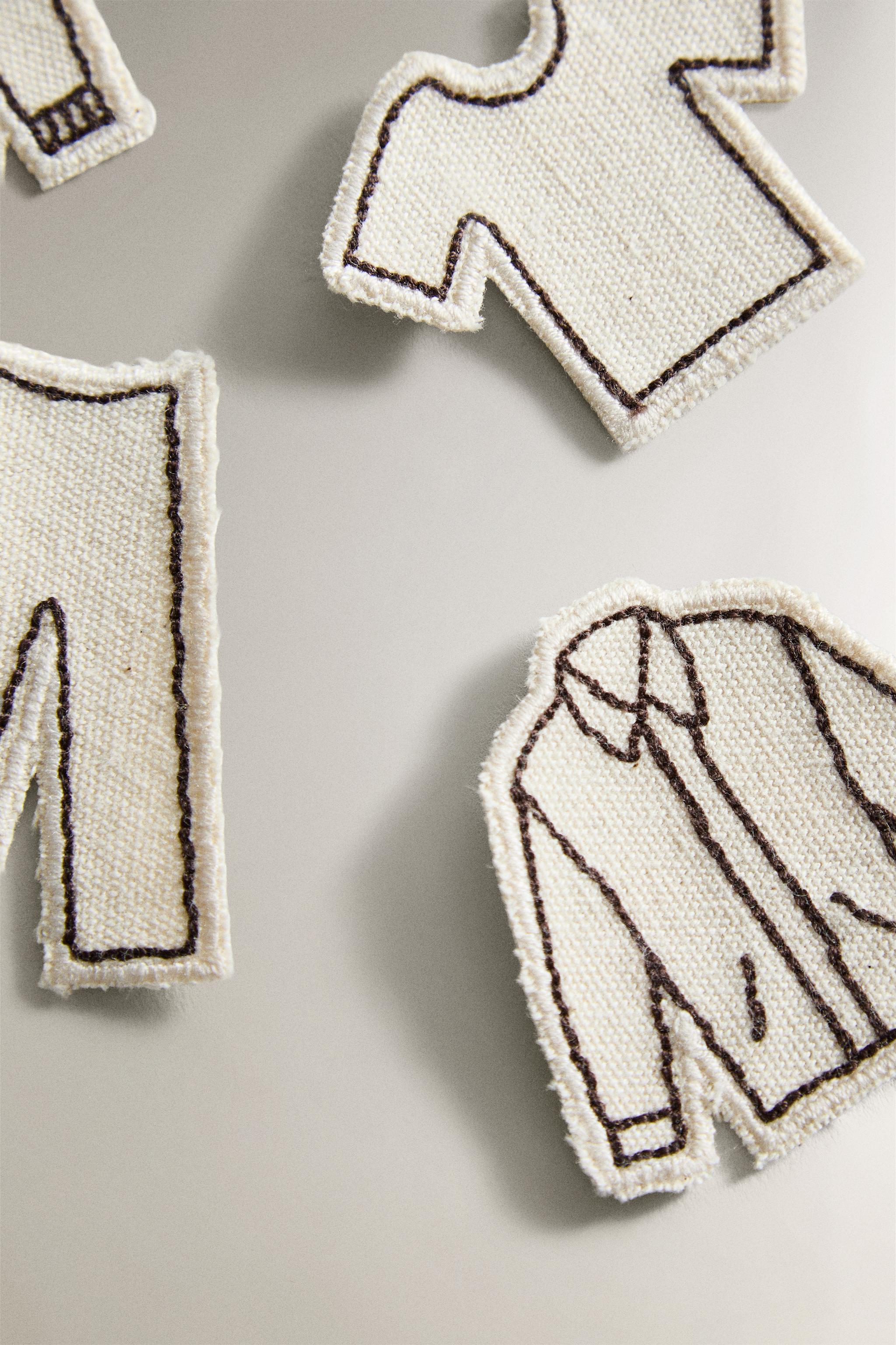 THERMO-ADHESIVE CLOTHING PATCHES (SET OF 5)